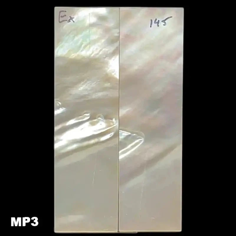 Mother of Pearl- WHITE- Knife Handle Scales- Exhibition Grade - Maker Material Supply