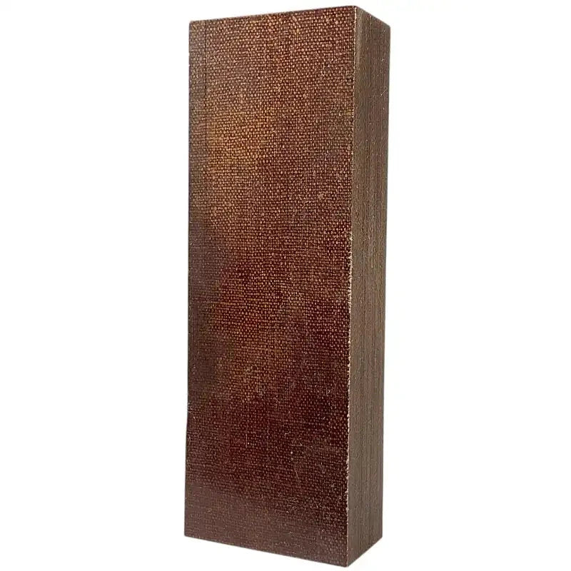 Old Stock Canvas Micarta Block- NATURAL BROWN- .95" x 2.0" x 6.8"Hobbies & Creative Arts