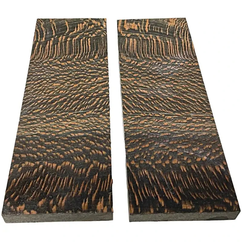 Platan/Sycamore Scales & Block- BLACK- Wood by Raffir® - Maker Material Supply