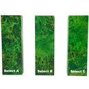 Poplar Burl- GREEN- Raffir® Wood - Maker Material Supply