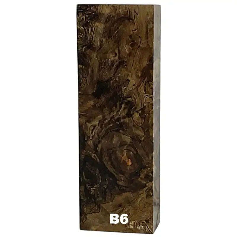Poplar Burl Scales & Blocks- HOT WALNUT- Wood by Raffir® - Maker Material Supply