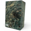 Poplar Burl Large Blocks- TEAL- Raffir® Wood - Maker Material Supply
