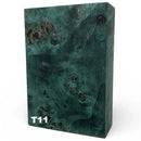 Poplar Burl Large Blocks- TEAL- Raffir® Wood - Maker Material Supply