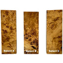 Poplar Burl Scales & Blocks- NATURAL- Raffir® Wood - Maker Material Supply