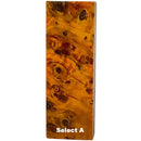 Poplar Burl Scales & Blocks- ORANGE- Raffir® Wood - Maker Material Supply
