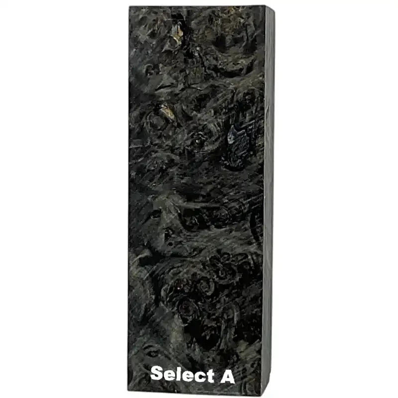 Poplar Burl Scales & Blocks- BLACK- Wood by Raffir® - Maker Material Supply