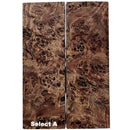 Poplar Burl Scales & Blocks- BROWN- Raffir® Wood - Maker Material Supply