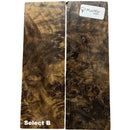 Poplar Burl Scales & Blocks- HOT WALNUT- Wood by Raffir® - Maker Material Supply