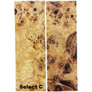 Poplar Burl Scales & Blocks- NATURAL- Raffir® Wood - Maker Material Supply
