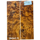 Poplar Burl Scales & Blocks- ORANGE- Raffir® Wood - Maker Material Supply