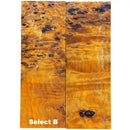 Poplar Burl Scales & Blocks- ORANGE- Raffir® Wood - Maker Material Supply