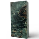 Poplar Burl Scales & Blocks- TEAL- Raffir® Wood - Maker Material Supply