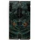 Poplar Burl Scales & Blocks- TEAL- Raffir® Wood - Maker Material Supply