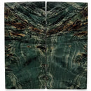 Poplar Burl Scales & Blocks- TEAL- Raffir® Wood - Maker Material Supply