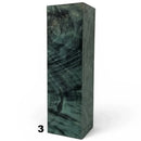 Poplar Burl Turning Blanks- TEAL- Raffir® Wood - Maker Material Supply