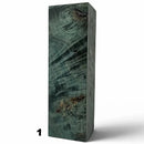 Poplar Burl Turning Blanks- TEAL- Raffir® Wood - Maker Material Supply