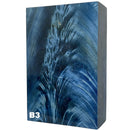 Poplar Figured Block- BLUE- Raffir® Wood - Maker Material Supply