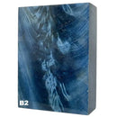 Poplar Figured Block- BLUE- Raffir® Wood - Maker Material Supply
