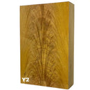 Poplar Figured Block- YELLOW- Raffir® Wood - Maker Material Supply