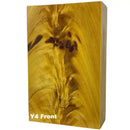 Poplar Figured Block- YELLOW- Raffir® Wood - Maker Material Supply