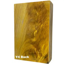 Poplar Figured Block- YELLOW- Raffir® Wood - Maker Material Supply