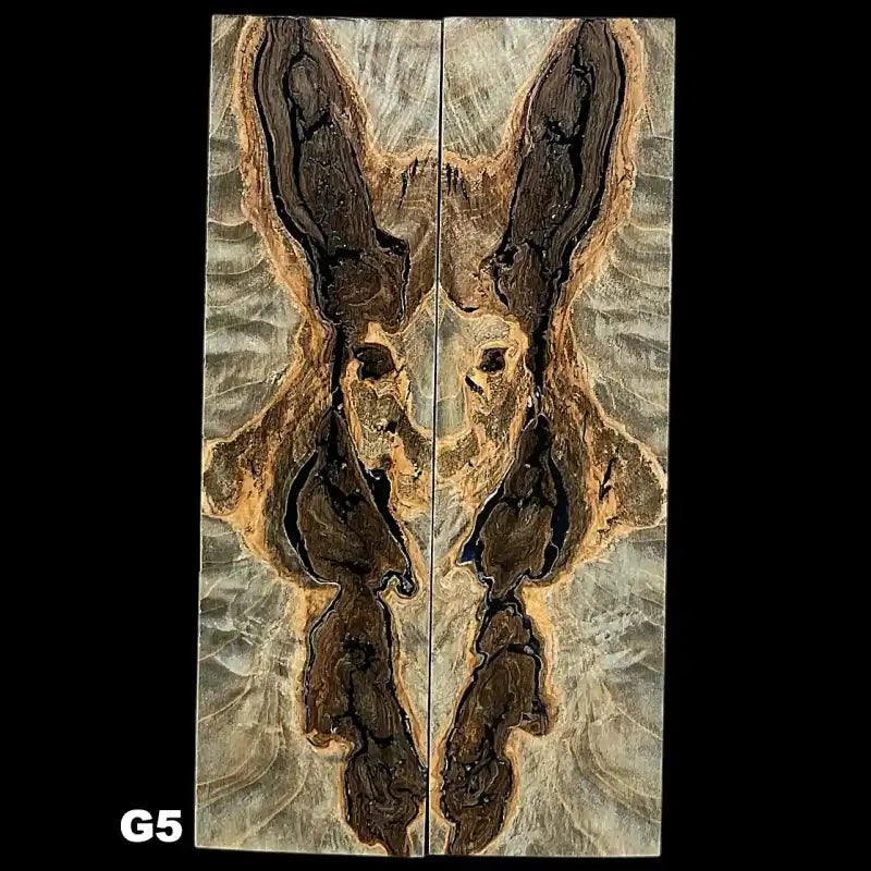 Poplar Figured Scales & Blocks- GRANITE- Raffir® Wood - Maker Material Supply