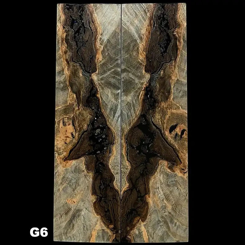 Poplar Figured Scales & Blocks- GRANITE- Raffir® Wood - Maker Material Supply