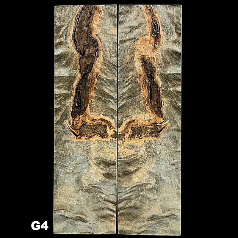 Poplar Figured Scales & Blocks- GRANITE- Raffir® Wood - Maker Material Supply