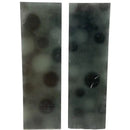 Raffir Moon- Uranium GREEN Glow Composite with Brass- Scales & Sheets - Maker Material Supply