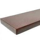 Vintage Linen Micarta- Solid Brown w SINGLE BLACK LINE - Maker Material Supply