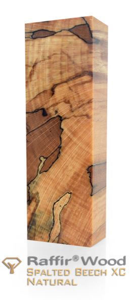 Spalted Beech- NATURAL- Scales and Blocks- Stabilized Wood by Raffir® - Maker Material Supply