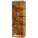 Spalted Beech Scales & Blocks- NATURAL- Raffir® Wood - Maker Material Supply