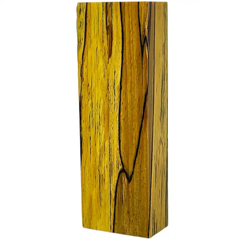 Spalted Beech- YELLOW- Y Cut- Stabilized & Dyed Wood by Raffir® - Maker Material Supply