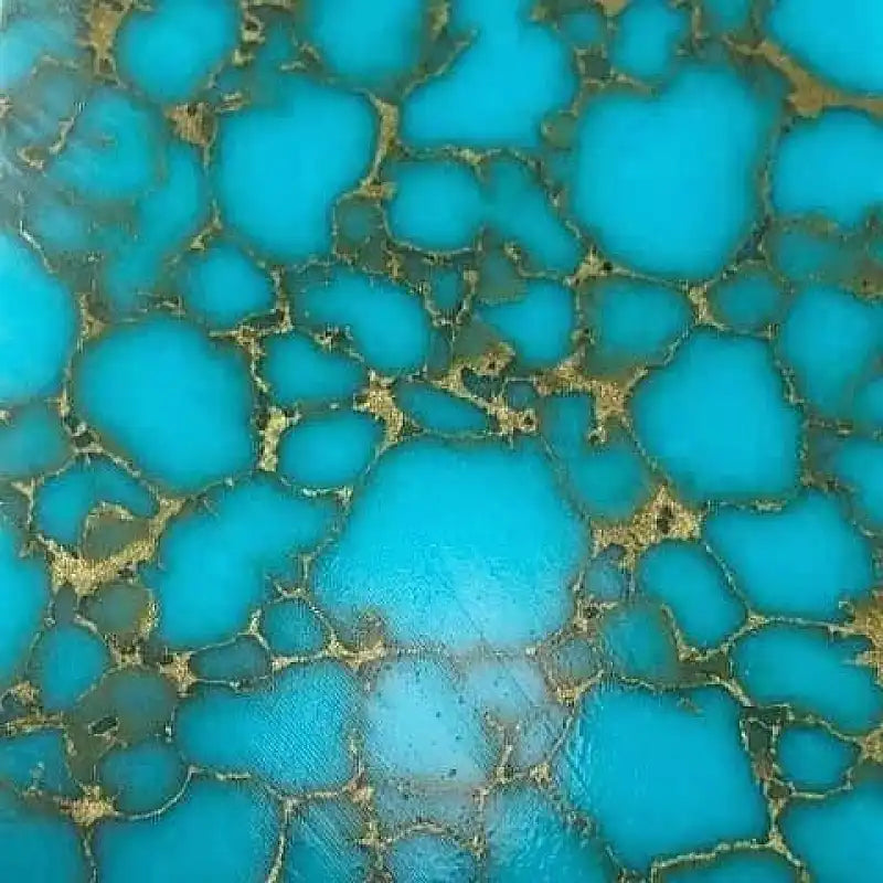 TruStone- Turquoise with Gold Web - 1.5" x 6"- 1 Piece - Maker Material Supply