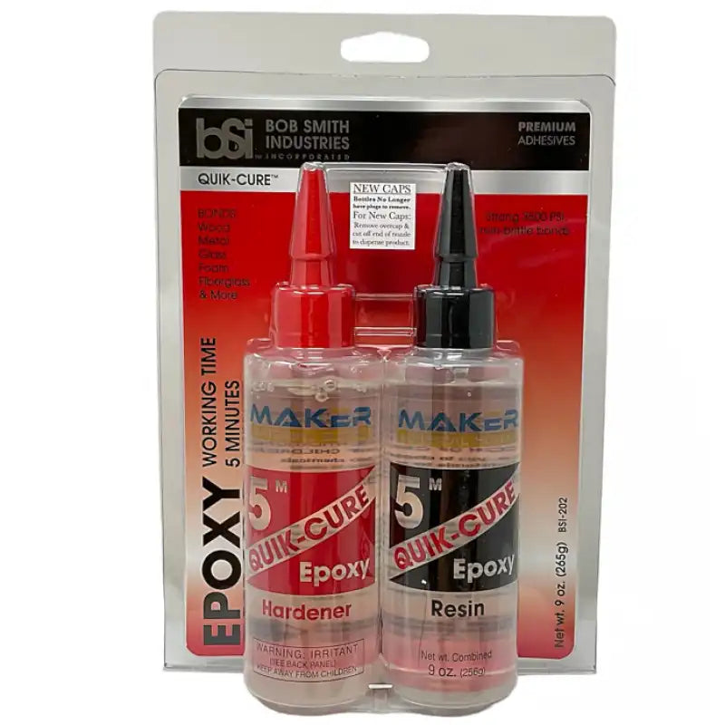 Two Part Epoxy- Bob Smith Industries- 5, 15, 30 Minute