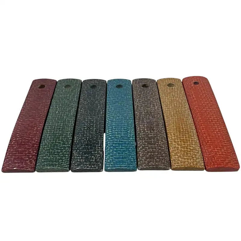 Vibe Composites- Jute Micarta (7 pairs)- 3/8" Sample Pack - Maker Material Supply
