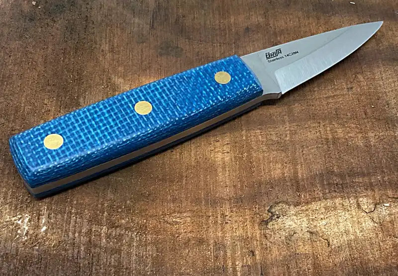 Vibe Composites- Jute Micarta- Admiral Blue - Maker Material Supply
