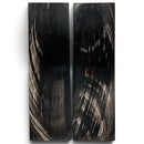 Water Buffalo Horn- Black with White Streaks- ScalesHobbies & Creative Arts
