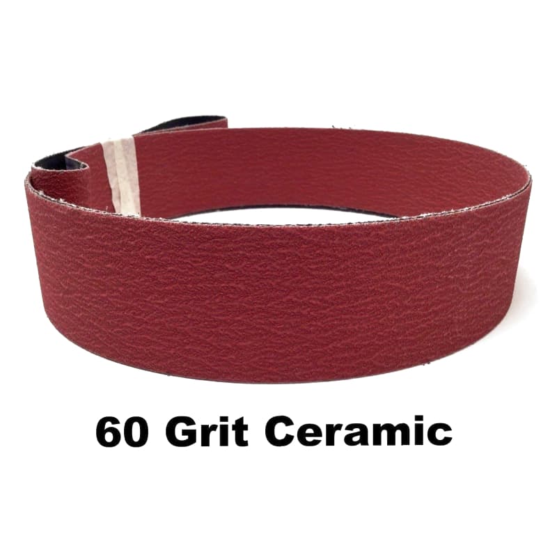 2 x 72 "Shredder" Ceramic Sanding Belt- Combat Abrasives - Maker Material Supply