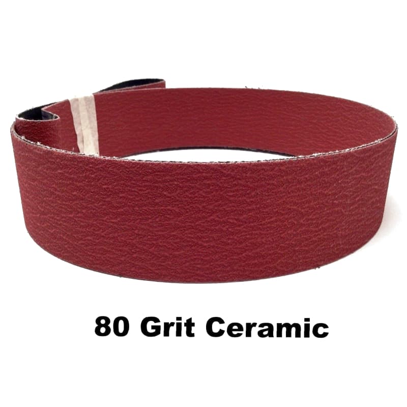 2 x 72 "Shredder" Ceramic Sanding Belt- Combat Abrasives - Maker Material Supply