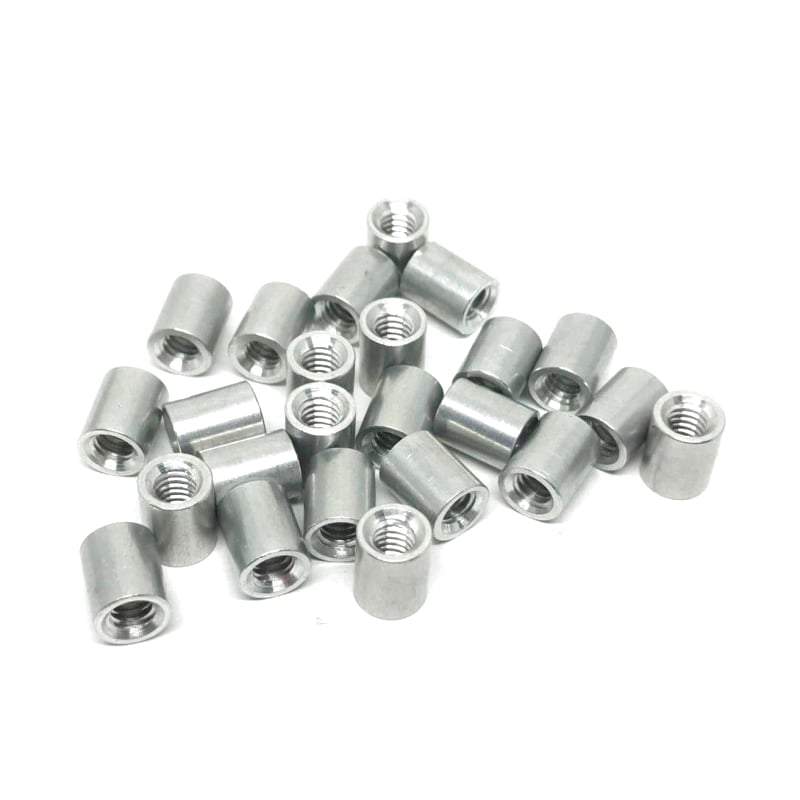 ALUMINUM Threaded Barrel / Standoffs- Various Sizes- Qty 20 - Maker Material Supply