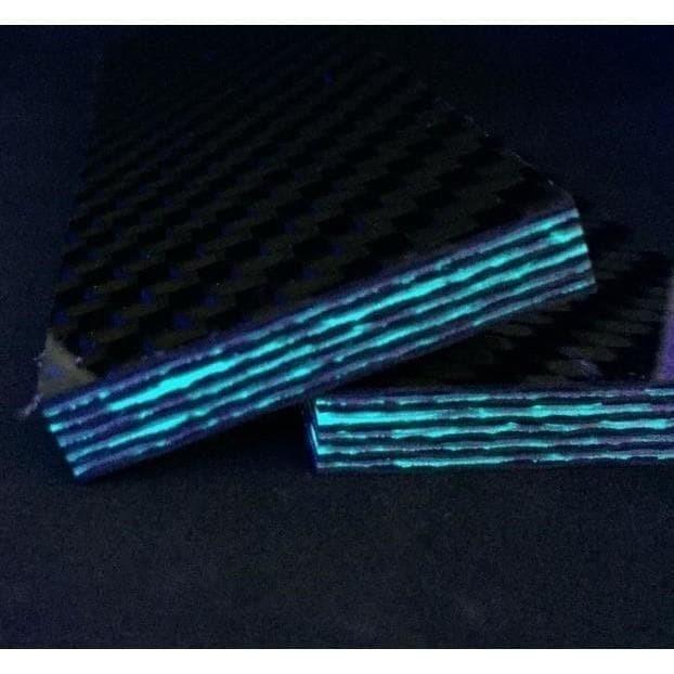 AQUA Glow Carbon Fiber- by CarbonWaves - Maker Material Supply