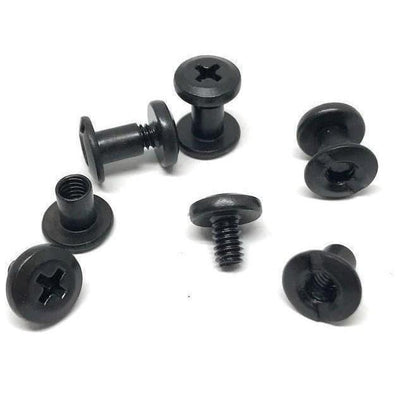 Black Mounting Screw + Post 8-32- Kydex Sheath/Holster Hardware - Maker Material Supply