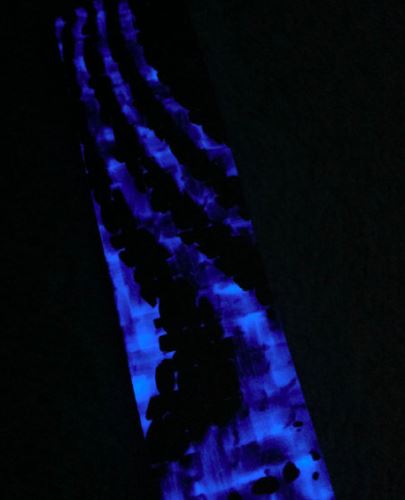 BLUE Glow Carbon Fiber- by CarbonWaves - Maker Material Supply