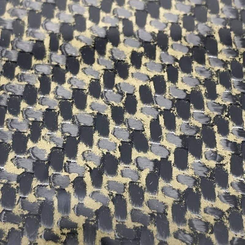 Brass Infused Carbon Fiber- 1/4" x Various Sizes- CarbonWaves - Maker Material Supply