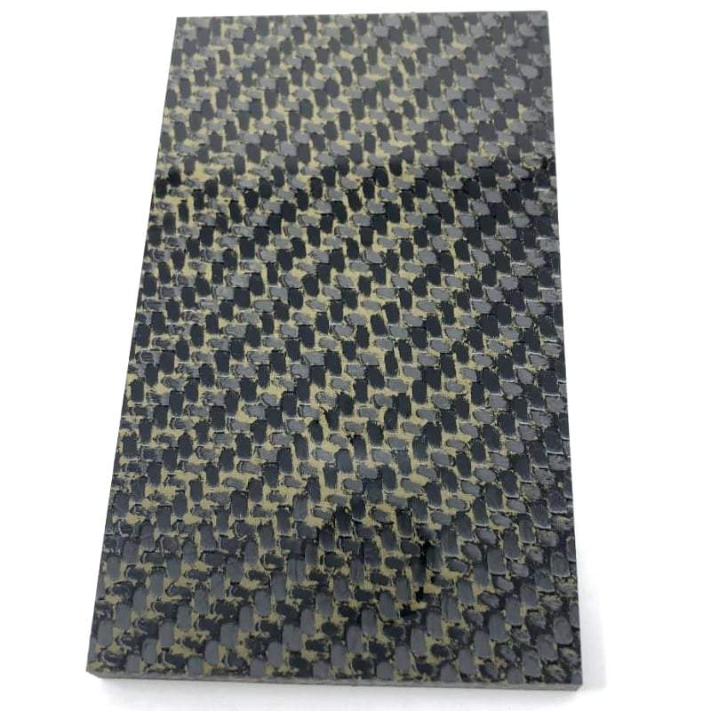 Brass Infused Carbon Fiber- 1/4" x Various Sizes- CarbonWaves - Maker Material Supply