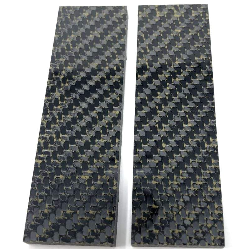 Brass Infused Carbon Fiber- 1/4" x Various Sizes- CarbonWaves - Maker Material Supply