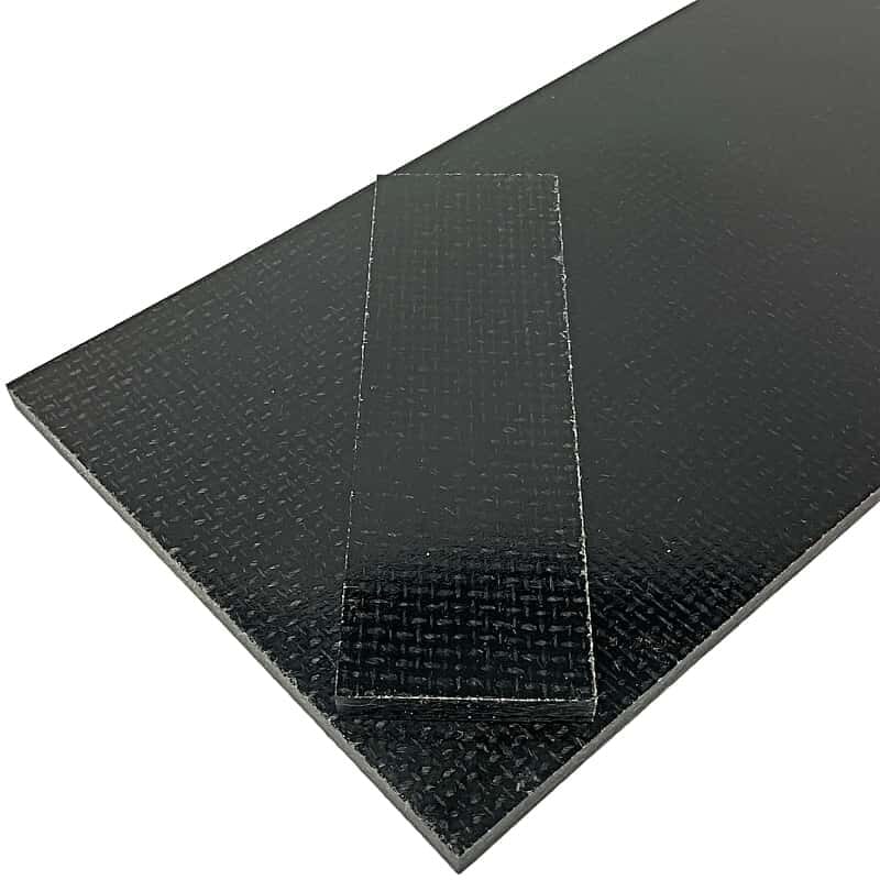 Burlap Micarta- BLACK- Sheets - Maker Material Supply