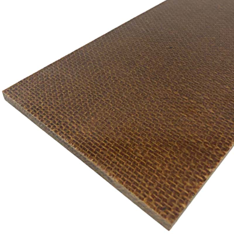 Burlap Micarta- BROWN- Sheets - Maker Material Supply