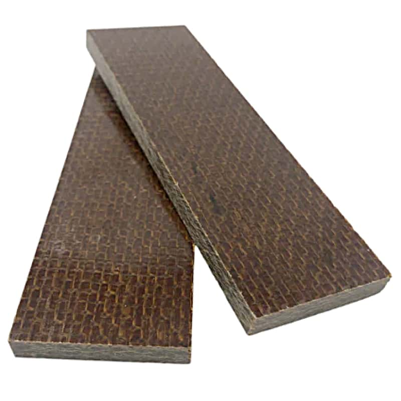 Burlap Micarta- BROWN- Scales - Maker Material Supply